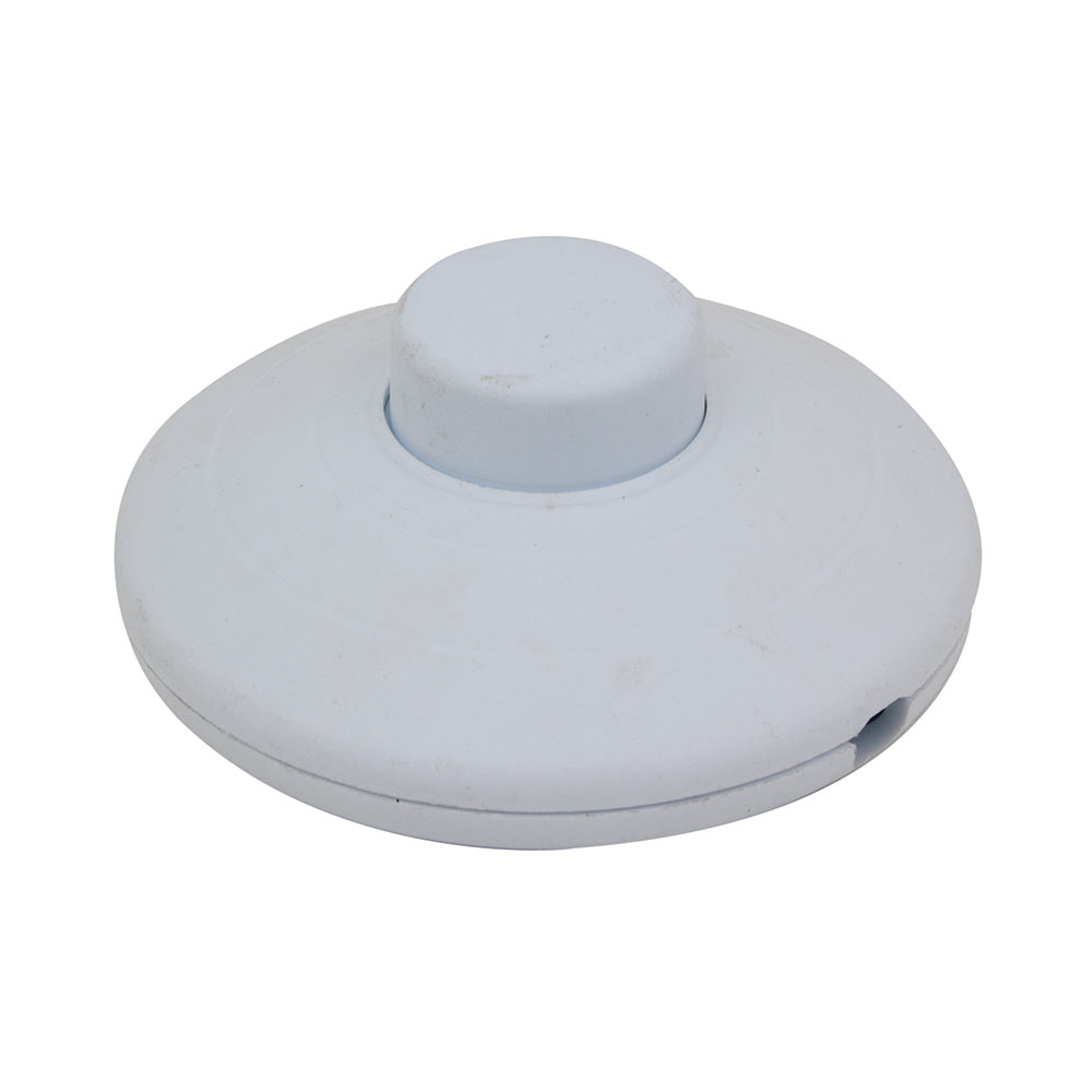 CO72W White Plastic Foot Switch