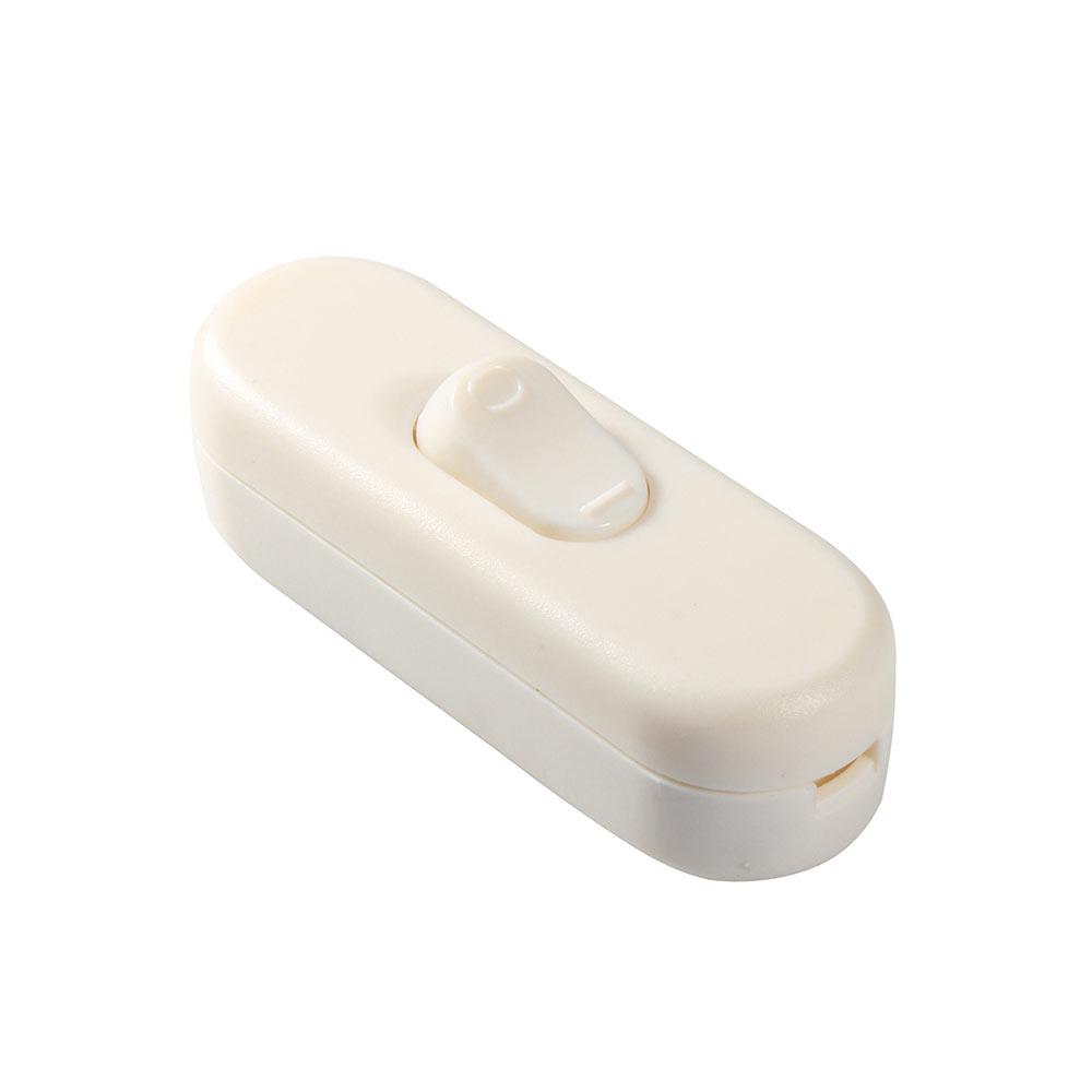 EA86 White Plastic Inline Rocker Switch