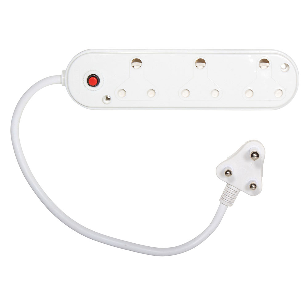 EM2 3 x 16A Multi-Plug with Overload protection