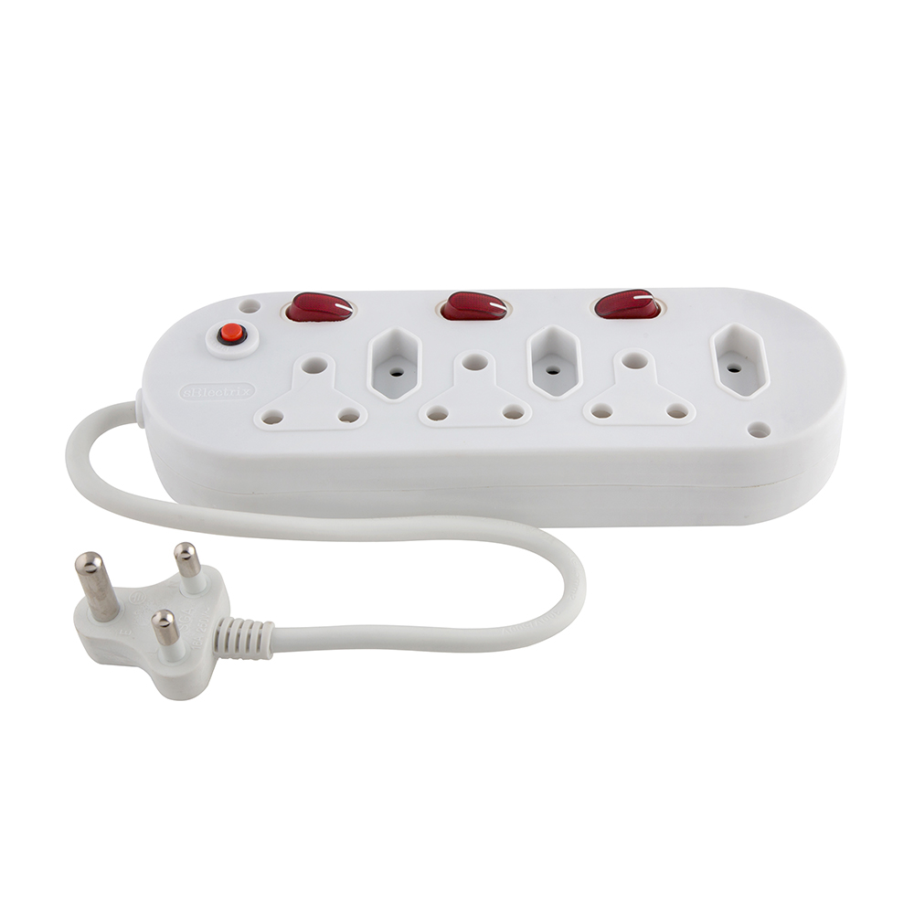 EM7 3 x 16A, 3 x 5A Multi-Plug with Overload protection