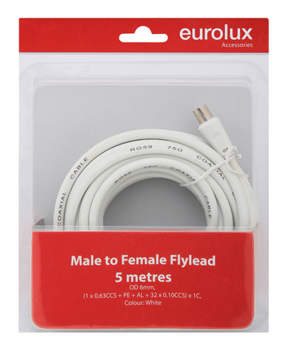 TA32 Male to Female Coaxial Flylead