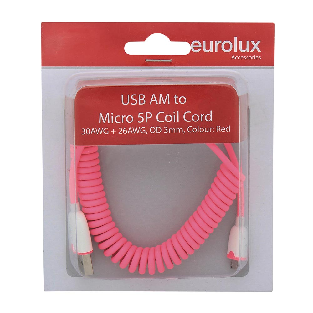 TA55RD USB to Micro USB Coil Cord